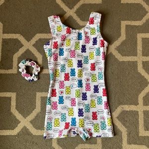 Destira gymnastics leotard girls Large